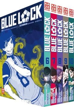 portada Blue Lock - Band 6-10 im Sammelschuber de Yusuke Nomura(Crunchyroll Manga) (in German)