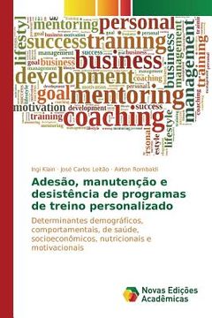 portada Adesão, manutenção e desistência de programas de treino personalizado (in Portuguese)