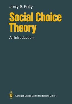portada Social Choice Theory: An Introduction (en Inglés)