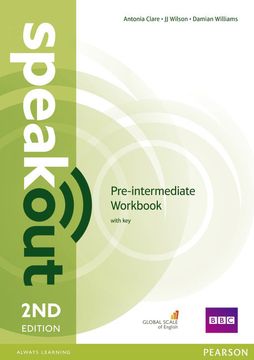portada Speakout Pre-Intermediate 2nd Edition Workbook With key (en Inglés)