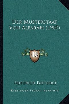 portada Der Musterstaat Von Alfarabi (1900) (en Alemán)