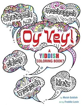 portada Oy vey a Yiddish Coloring Book (en Inglés)