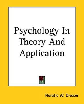 portada psychology in theory and application (en Inglés)