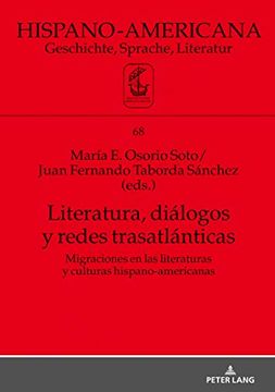 portada Literatura, Diálogos y Redes Trasatlánticas (Hispano-Americana)
