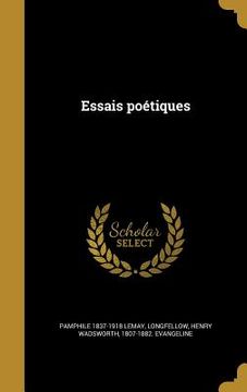 portada Essais poétiques (in French)