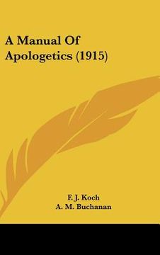 portada a manual of apologetics (1915) (en Inglés)