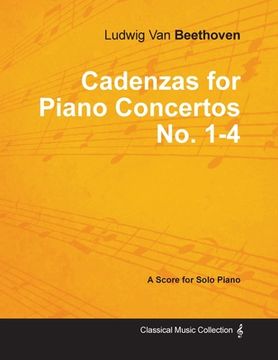 portada cadenzas for piano concertos nos.1-4 - a score for solo piano (en Inglés)