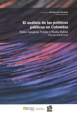 portada ANALISIS DE LAS POLITICAS PUBLICAS EN COLOMBIA, EL
