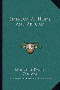 portada emerson at home and abroad (en Inglés)