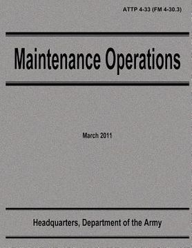 portada Maintenance Operations (ATTP 4-33) (en Inglés)