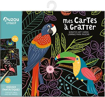 portada Mes Cartes à Gratter: Oiseaux Fantastiques N. É.