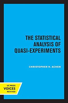 portada The Statistical Analysis of Quasi-Experiments (en Inglés)