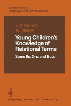 portada young children s knowledge of relational terms: some ifs, ors, and buts