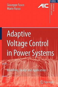 portada adaptive voltage control in power systems: modeling, design and applications (in English)
