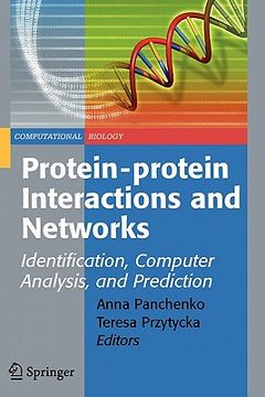 portada protein-protein interactions and networks: identification, computer analysis, and prediction (en Inglés)