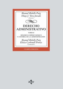 portada Derecho Administrativo: Tomo ii. Régimen Jurídico Básico y Control de la Administración (in Spanish)