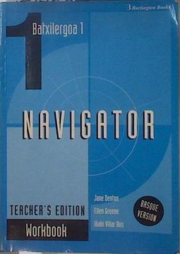 portada Navigator Batxilergoa 1 Workbook Teacher s Edition