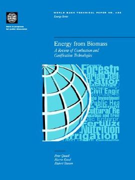 portada energy from biomass: a review of combustion and gasification technologies (en Inglés)