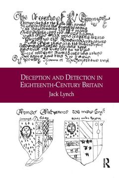 portada Deception and Detection in Eighteenth-Century Britain (en Inglés)