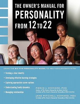portada the owner's manual for personality from 12 to 22 (in English)