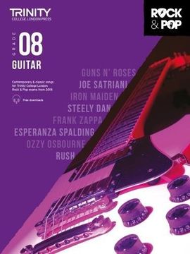 portada Trinity College London Rock & pop 2018 Guitar Grade 8 cd Only (Trinity Rock & Pop) (in English)