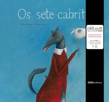 portada Os Sete Cabritos Álbum Ilustrado Dixital (Colección o) (in Galician)