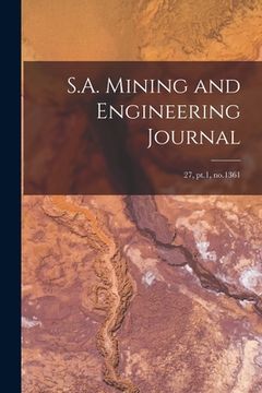 portada S.A. Mining and Engineering Journal; 27, pt.1, no.1361 (in English)