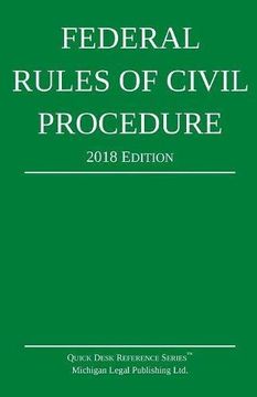 portada Federal Rules of Civil Procedure; 2018 Edition