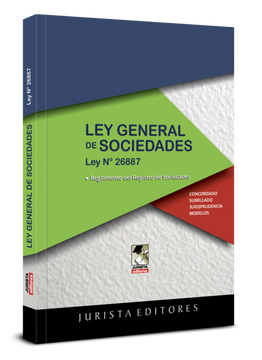 portada Ley General de Sociedades - Ley N° 26887 (in Spanish)