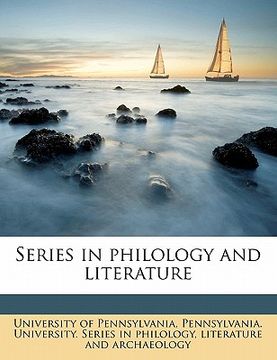 portada series in philology and literature (en Inglés)