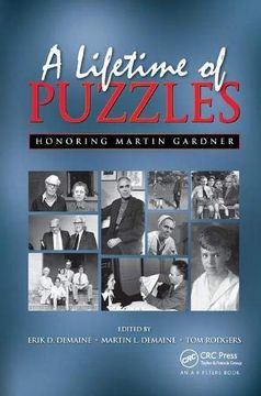 portada A Lifetime of Puzzles: A Collection of Puzzles in Honor of Martin Gardner'S 90Th Birthday (en Inglés)