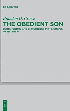 portada The Obedient Son: Deuteronomy and Christology in the Gospel of Matthew (en Inglés)