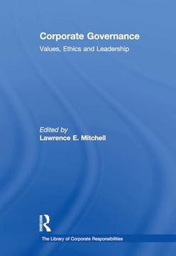 portada Corporate Governance: Values, Ethics and Leadership (en Inglés)
