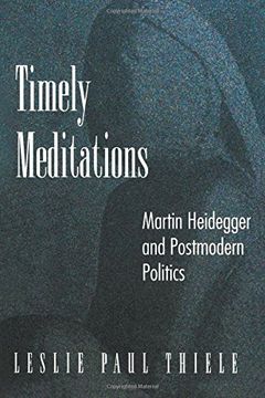 portada Timely Meditations: Martin Heidegger and Postmodern Politics (Princeton Legacy Library) (en Inglés)