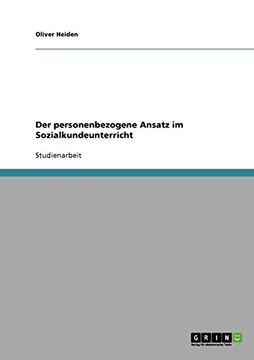 portada Der personenbezogene Ansatz im Sozialkundeunterricht (German Edition)