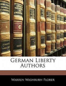portada german liberty authors (en Inglés)