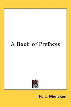 portada a book of prefaces (en Inglés)