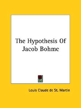 portada the hypothesis of jacob bohme (in English)