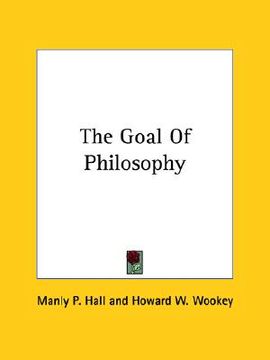 portada the goal of philosophy (in English)