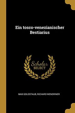 portada Ein Tosco-Venezianischer Bestiarius 