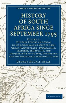 portada History of South Africa Since September 1795 5 Volume Set: History of South Africa Since September 1795 - Volume 5 (Cambridge Library Collection - African Studies) (en Inglés)