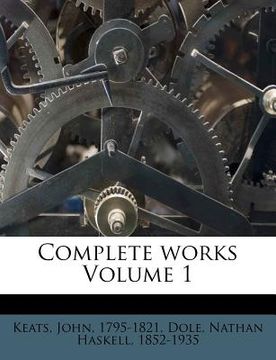portada complete works volume 1 (en Inglés)
