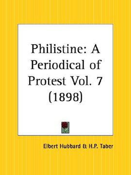 portada philistine: a periodical of protest, june 1898 to november 1898 (en Inglés)