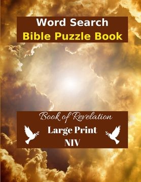 portada Word Search Bible Puzzle: Book of Revelation in Large Print NIV (en Inglés)