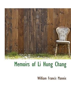 portada memoirs of li hung chang