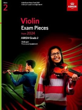 portada Violin Exam Pieces From 2024, Abrsm Grade 2, Violin Part & Piano Accompaniment (en Inglés)