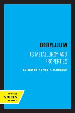 portada Beryllium: Its Metallurgy and Properties 