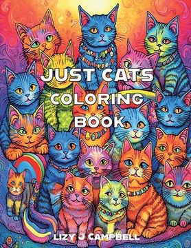 portada Just Cats Coloring Book (en Inglés)