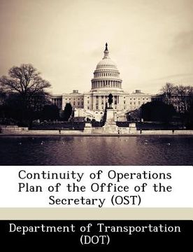 portada continuity of operations plan of the office of the secretary (ost) (en Inglés)