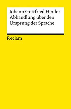 portada Abhandlung Über den Ursprung der Sprache (in German)